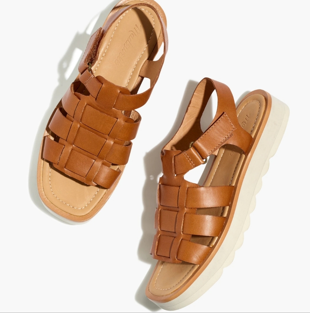 Madewell The Fisherman Flatform Sandal 7.5